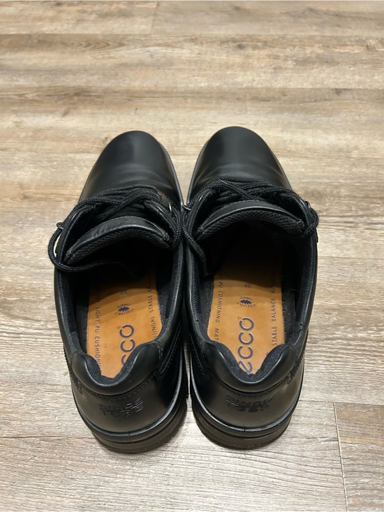 Ecco Track 6 Men SZ 46 US 12 Gore-Tex Low Black Leather Lace-Up Boots Lug Sole main image 9
